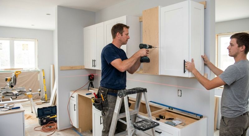 Glazed Cabinets Installation in Cincinnati, OH