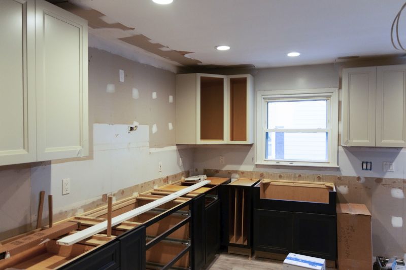 Finished Kitchen Cabinets